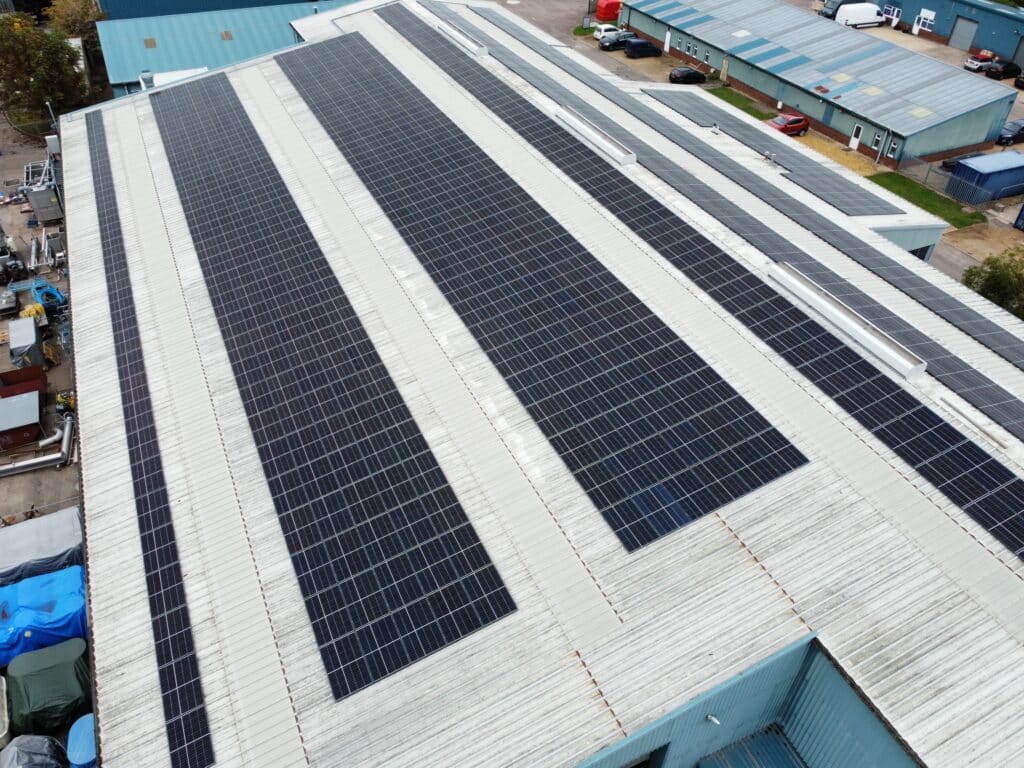Haigh Engineering solar panels up close